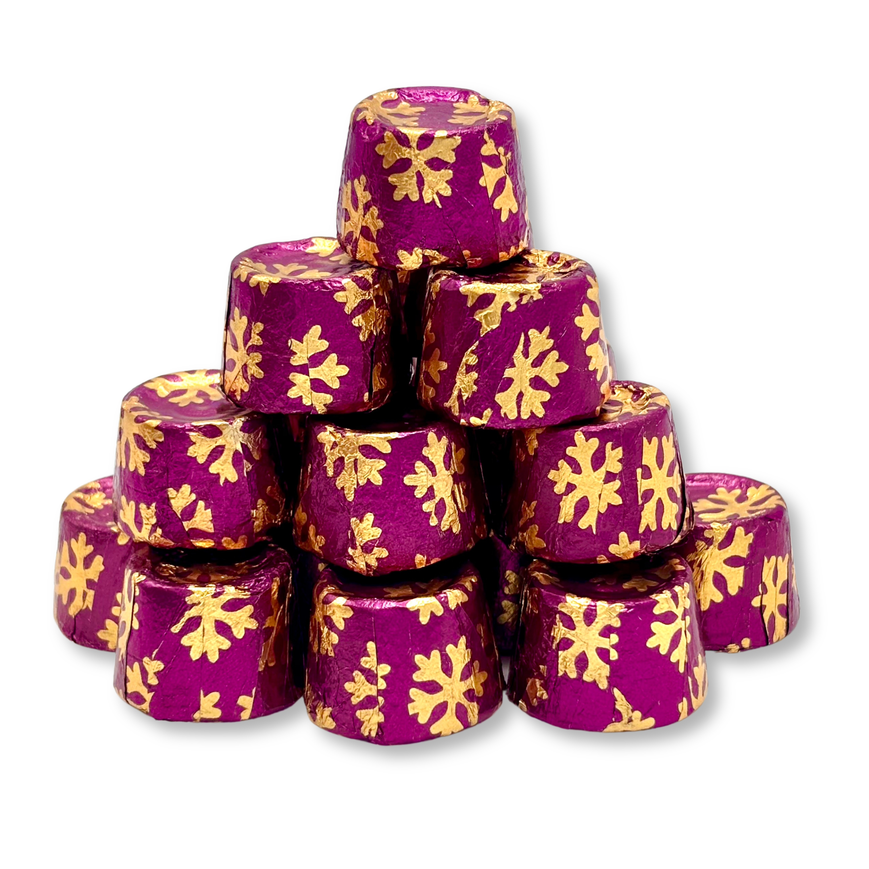 Candy In Bulk - Wholesale Chocolate Covered Sweets - Rolo Salted Caramel Dark Chocolate – Christmas Foil – Bulk Value Pack3