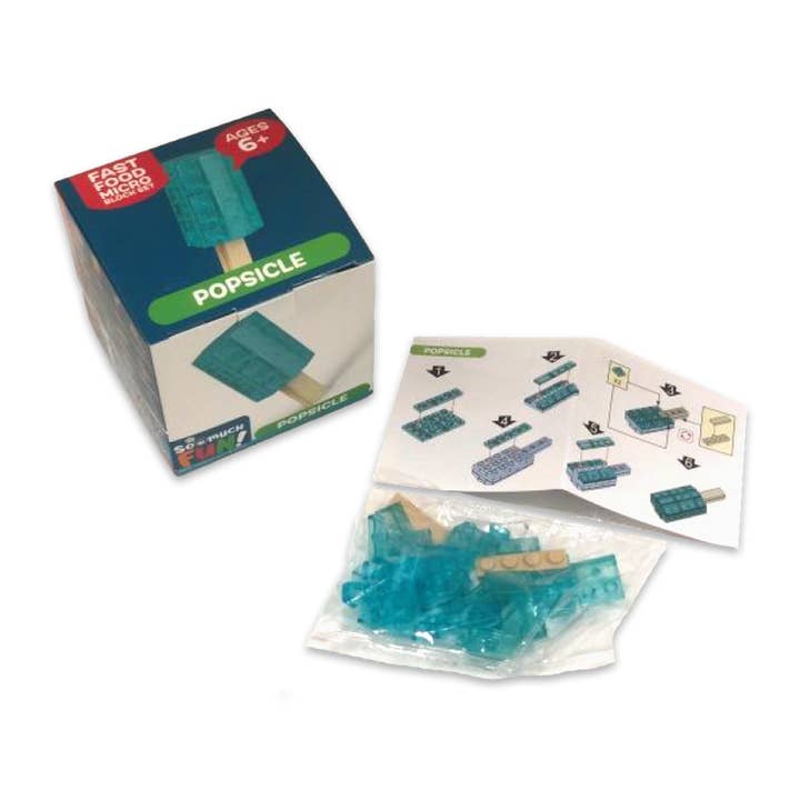 Novelty Brands - Wholesale Toy Set - Kids - So Much Fun! Micro Block Fast Food Set Boxed - 12/Display1