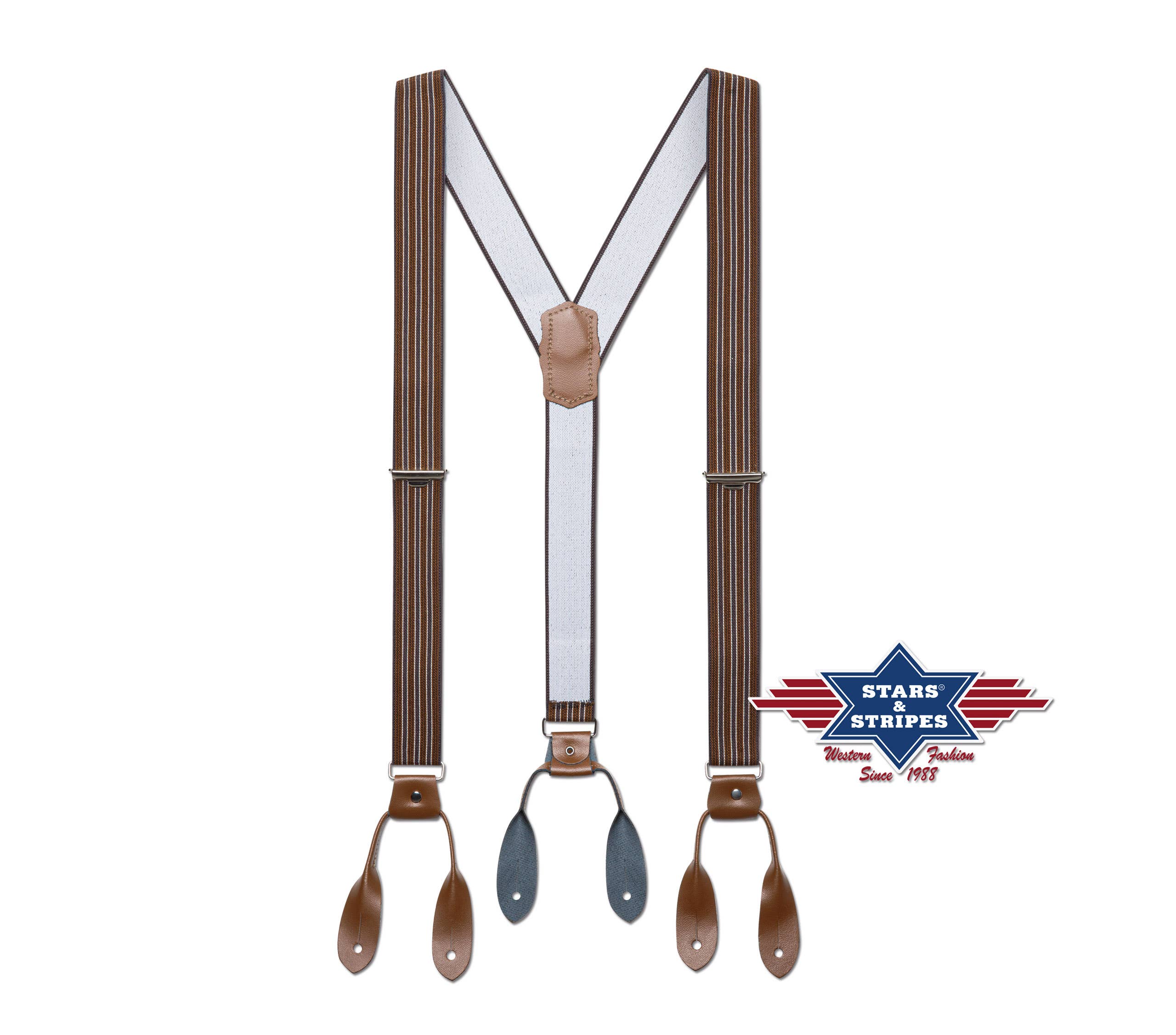 Stars & Stripes® - Wholesale Suspenders - Unisex - Western suspenders HT-06
