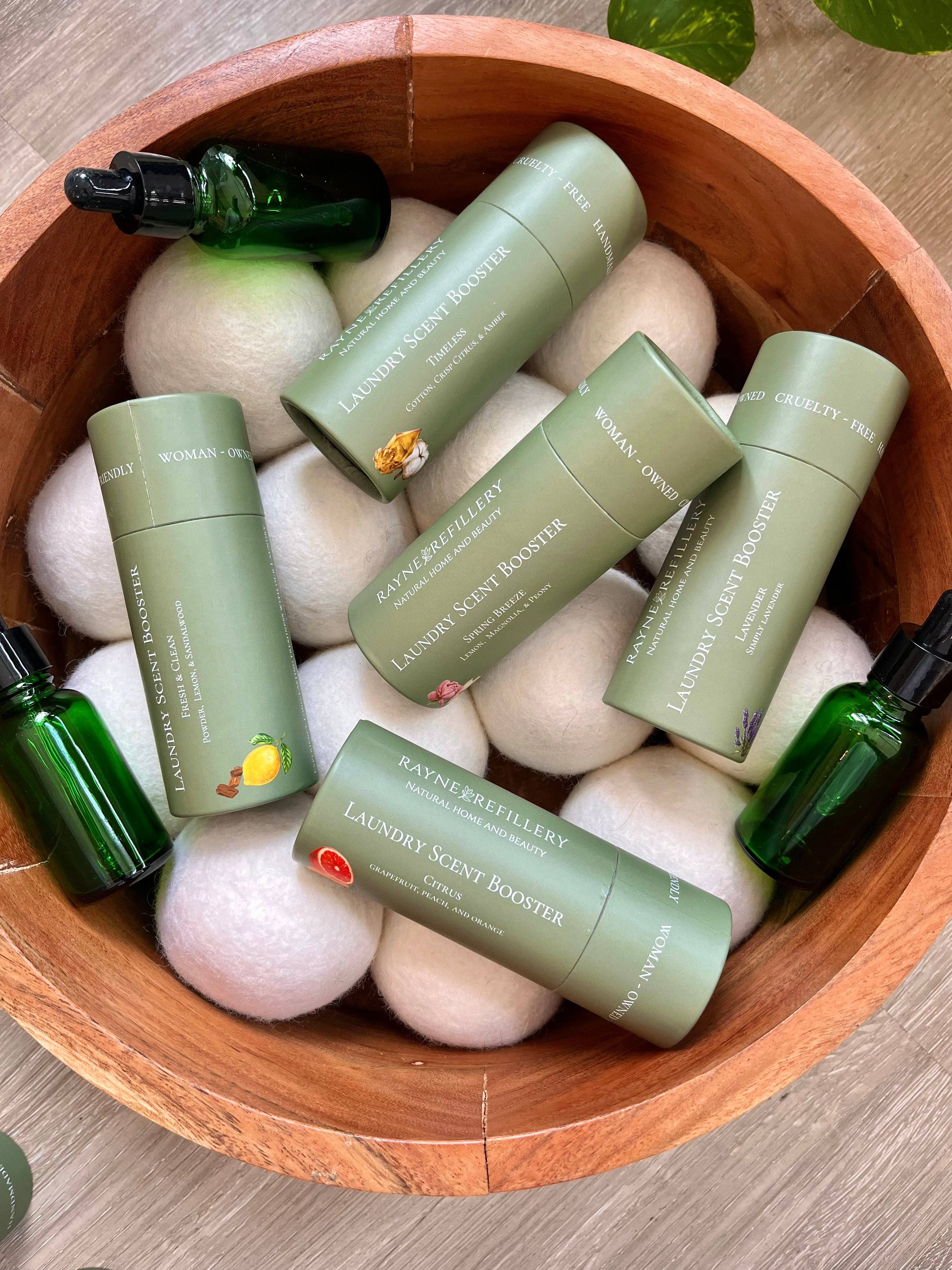 Rayne Refillery - Vente Feuilles assouplissantes - Booster de parfum pour linge longue durée1