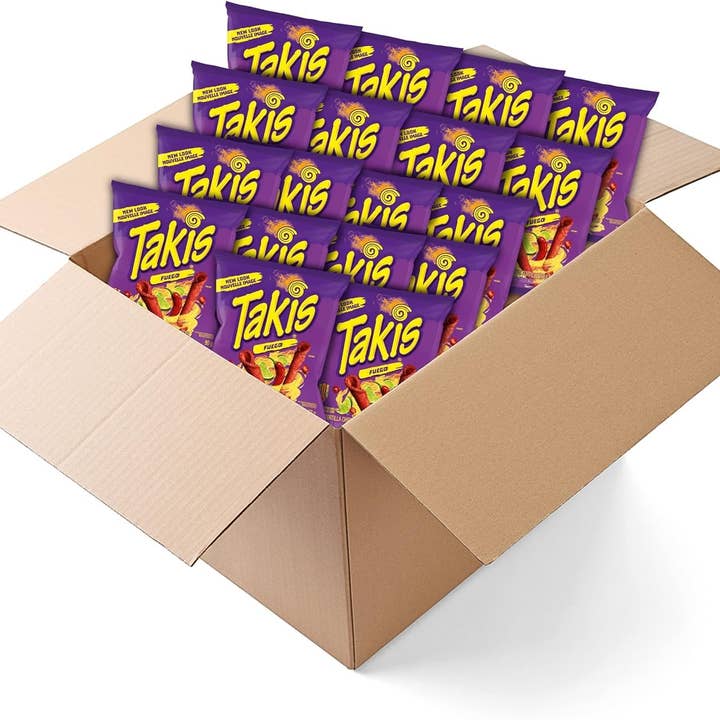 SureShot - Venta al por mayor Patatas fritas - Takis Fuego - Patatas Fritas Sabor Chile Picante y Lima - 100g