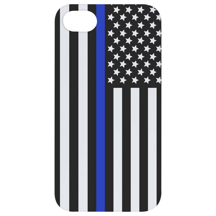 Wit gecoat rozenhout - Vlag Politie 1 UV-kleur bedrukt voor wholesale door OTTO CASE