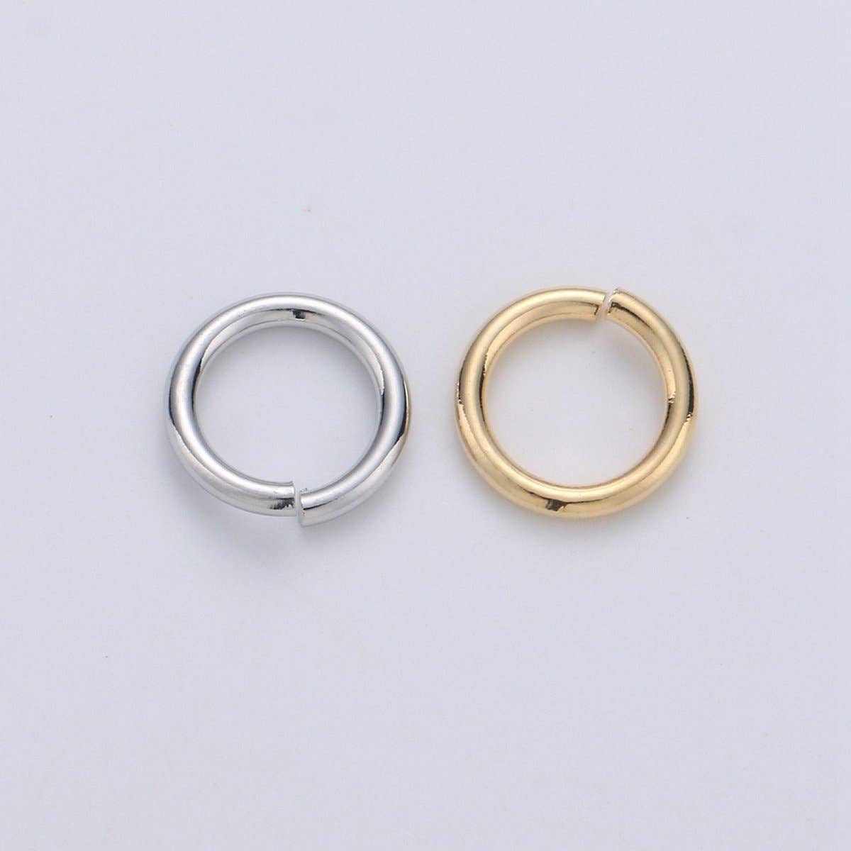 Aim Eternal - Wholesale Craft Supplies - Open Jump Ring Real Gold Plated Jump Ring 4mm, 7mm with 20 gauge / 0.8mm thickness for Jewelry Supply Component 10gram SP-1580 SP-1581 SP-1592 SP-15933