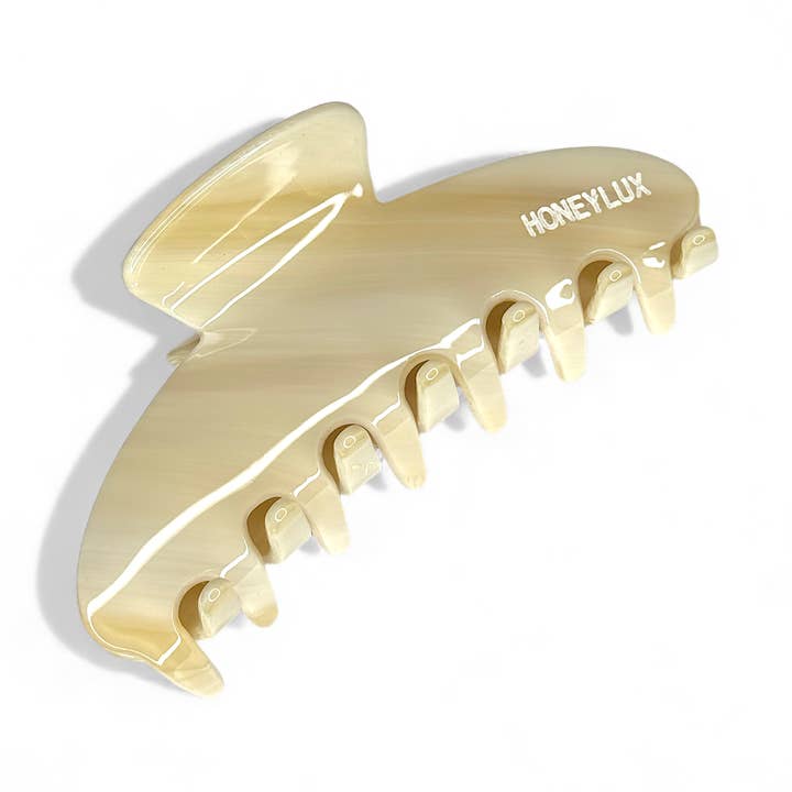 Eco-friendly Acetate Round Claw - Sand for wholesale by HoneyLux