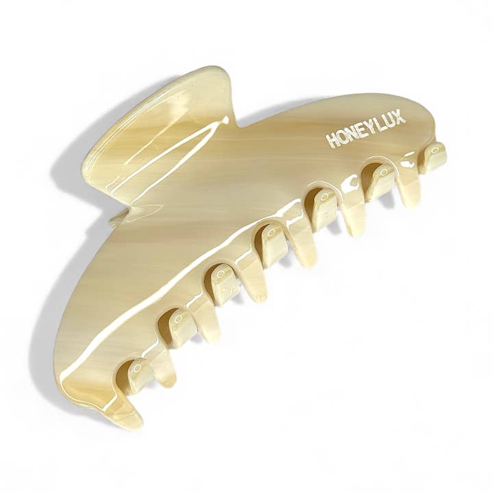 Eco-friendly Acetate Round Claw - Sand for wholesale by HoneyLux