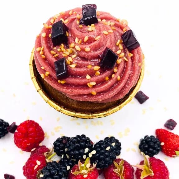 Purecake - Wholesale Chocolate Covered Sweets - Red Fruit & Rose Cupcake – Fruity and Floral Sweetness 🌹🍓0