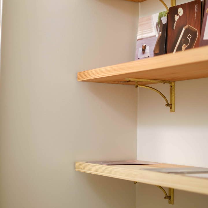 Japacolle — Japan Collections | See Latest News in "About" – wholesale Wall-mounted shelf – FUTAGAMI Curved Shelf Bracket 3