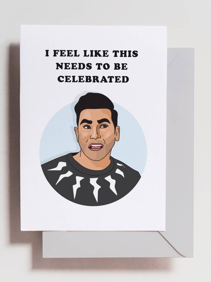 Schitts Creek David Card for wholesale by Haven Print Co.