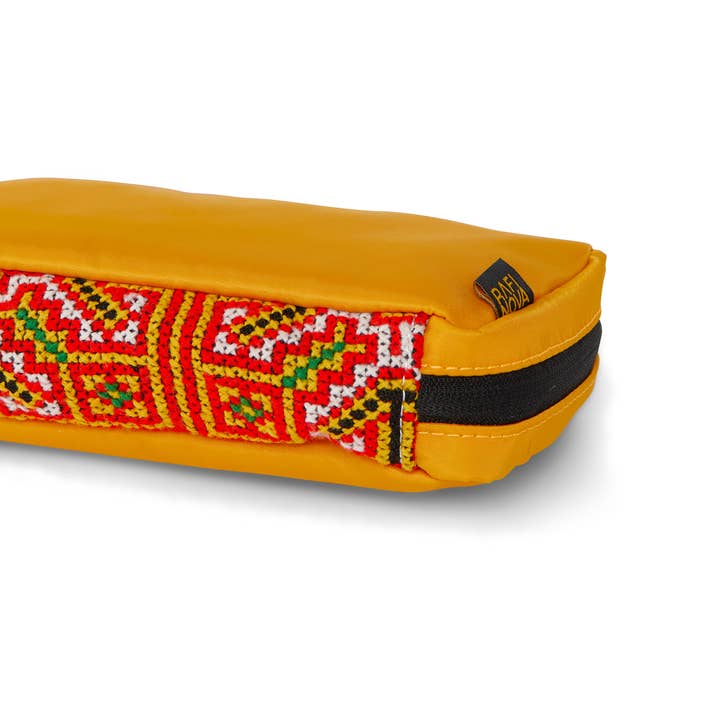 Mini Pouch Yellow Multi Sapa for wholesale by Rafi Nova