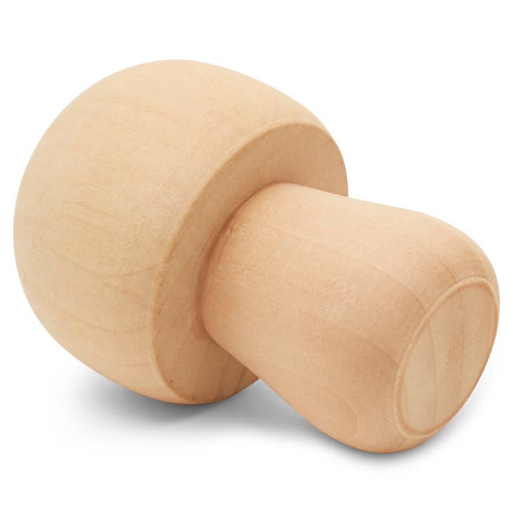 Woodpeckers Crafts - Wholesale Craft Supplies - Unfinished Mushroom, 2¾”