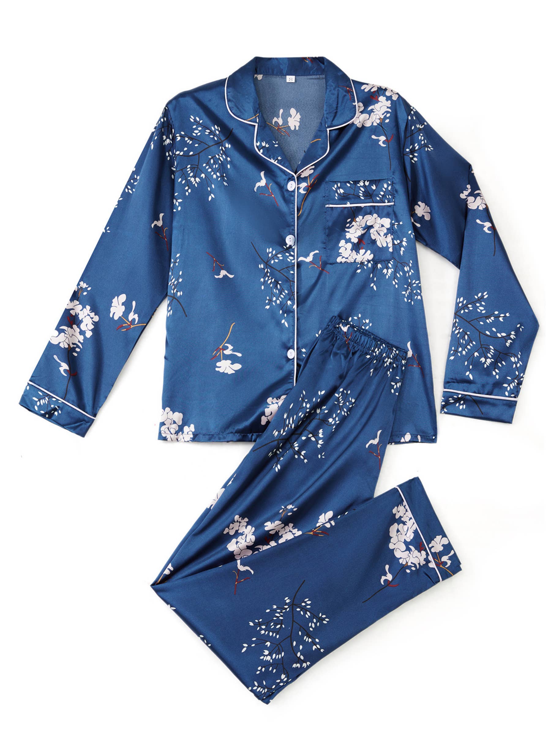 Wholesalesir - Vente Haut et bas de pyjama – femme - Pyjama en fourrure élastique teinté en deux pièces pour femmes3