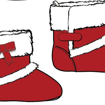 Baby Pull-on Velcro Snowboot - Red Velvet for wholesale by Sherick Fredermen