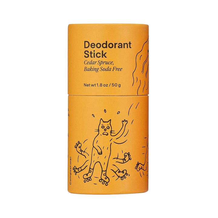 Meow Meow Tweet - Wholesale Deodorant - Unisex - Cedar Spruce Baking Soda Free Deodorant Stick