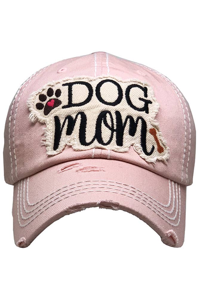 Hana – wholesale Baseballkeps - Dam – DOG MOM keps med vintagepatch och sliten look6