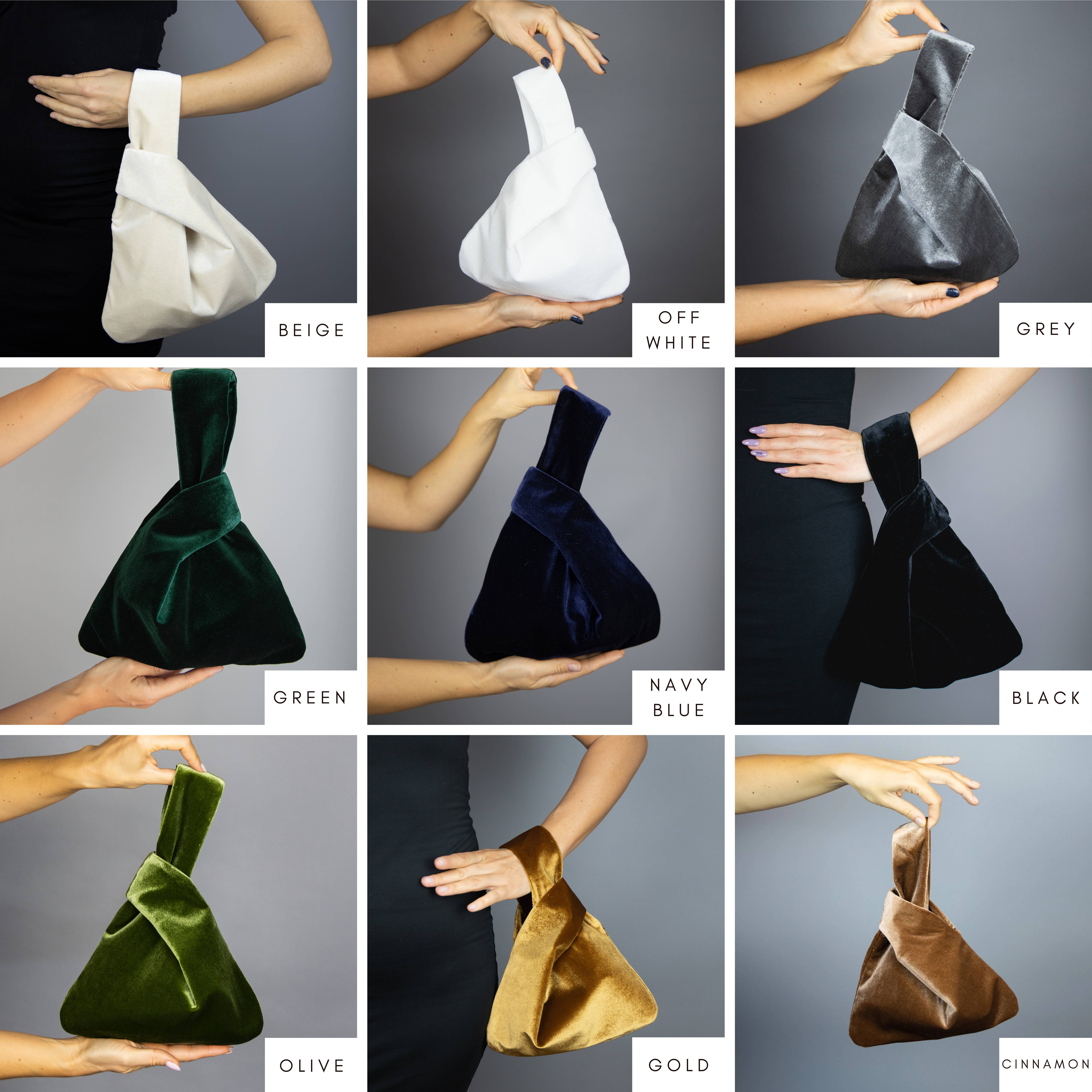 BridalSpain - Wholesale Clutch Bag - Women's - Japanese Knot Velvet Cinnamon  Clutch Bag for Special Events2