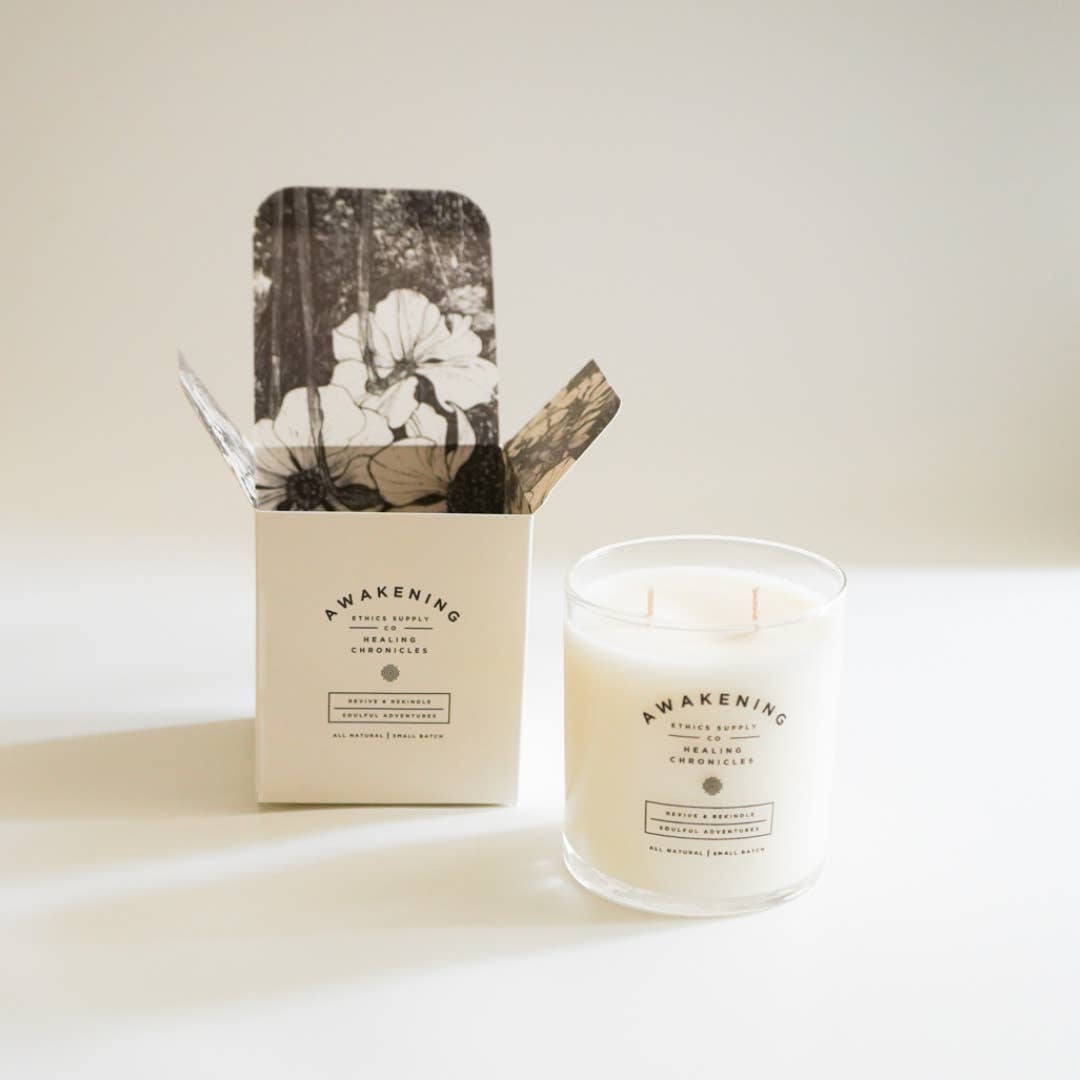 Ethics Supply Co. - Vendita all'ingrosso Candela in vasetto - Cronache di Guarigione del Risveglio Candela