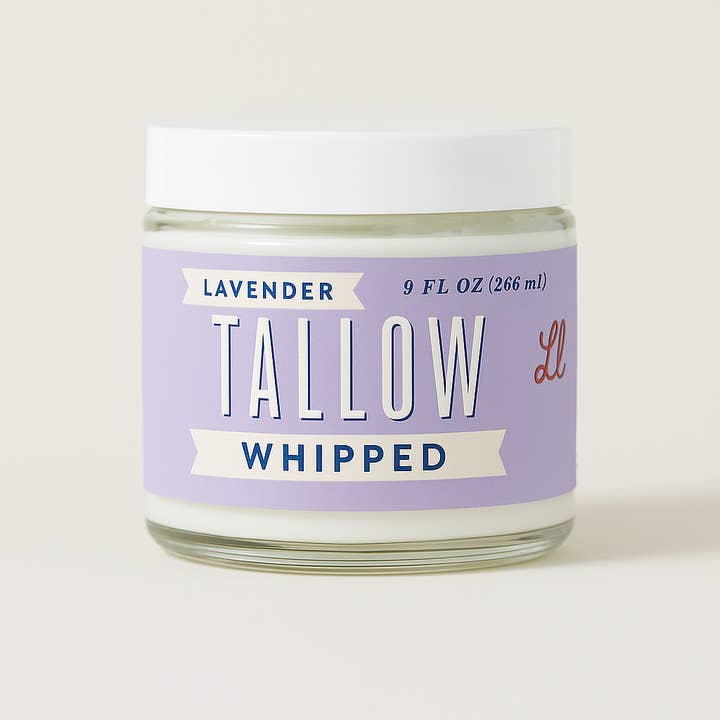 Lady May Tallow - Wholesale Body Cream/Lotion - Lavender Whipped Tallow Moisturizer | Natural Beef Tallow Lotion | Calming, Preservative-Free Skincare by Lady May Tallow2
