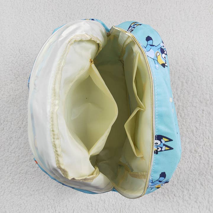 Aier Wholesale - Wholesale Backpack - Kids - Baby Girls Dogs Blue Zip Backpack Back Bags4