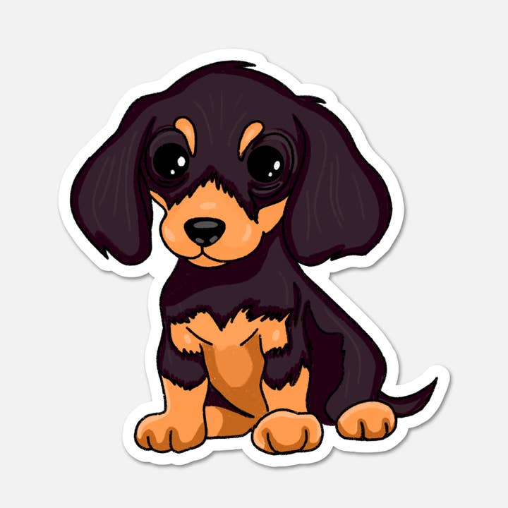 Otto, The Dachshund - Dog Sticker for wholesale by Footnotes
