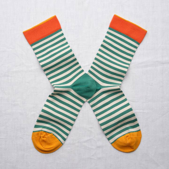 Duck Stripe Sock for wholesale by Bonne Maison