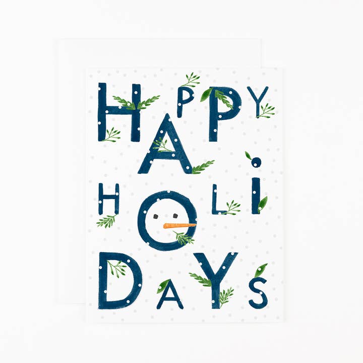 6 Pack- Letters with Snow for wholesale by Dear Hancock