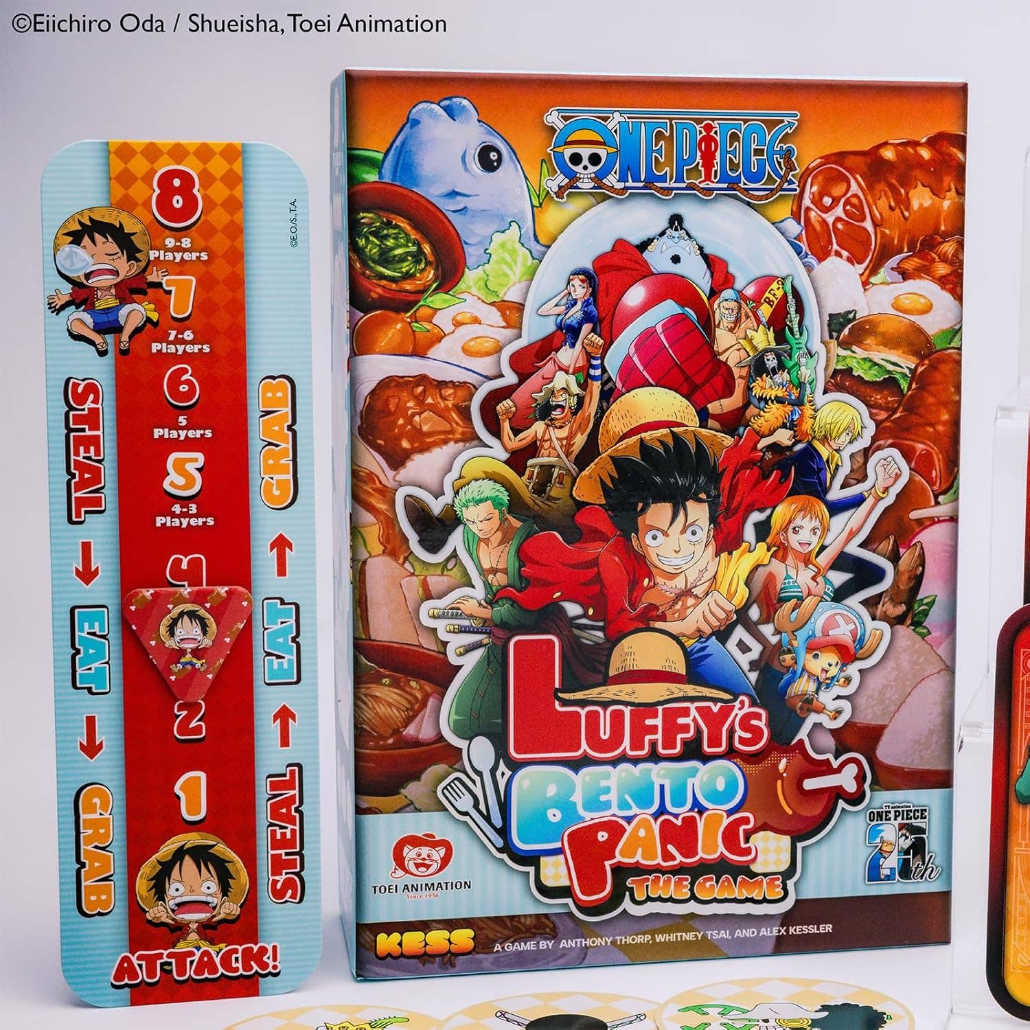 Kess Co. - Wholesale Board Game - One Piece: Luffy’s Bento Panic Licensed Anime Party Game 2