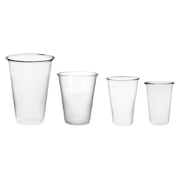 PUNTOQPACK - Wholesale Drinking Glass/Cup - Transparent And Cheap PP Cups: Dimensions - Xl