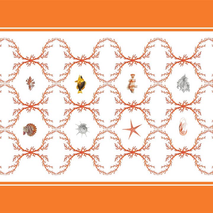 Premium Linnen Loper Oceania 100% Gemaakt in Italië voor wholesale door The Napking