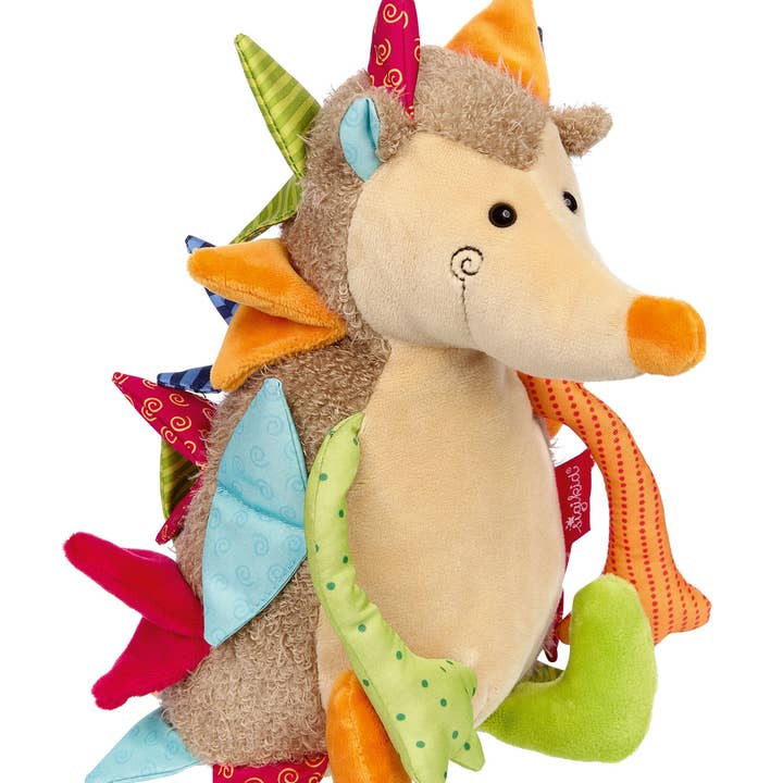 Patchwork Hedgehog Plush Toy for wholesale by sigikid