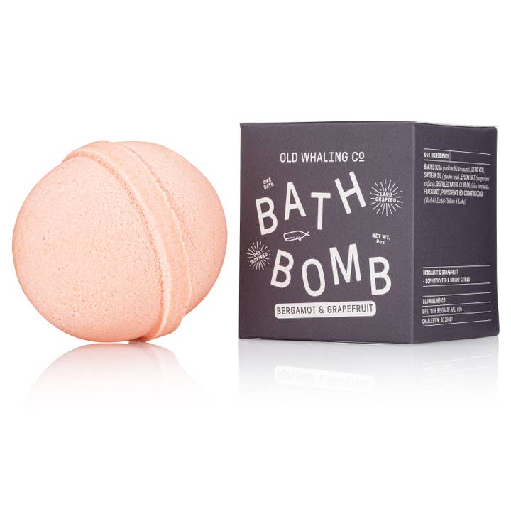 Old Whaling Company - Wholesale Bath Bomb/Fizz - Bergamot & Grapefruit Bath Bomb