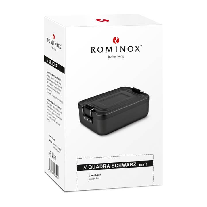ROMINOX GmbH - Wholesale Lunch Bag/Box - ROMINOX® lunchbox//Quadra matt black3