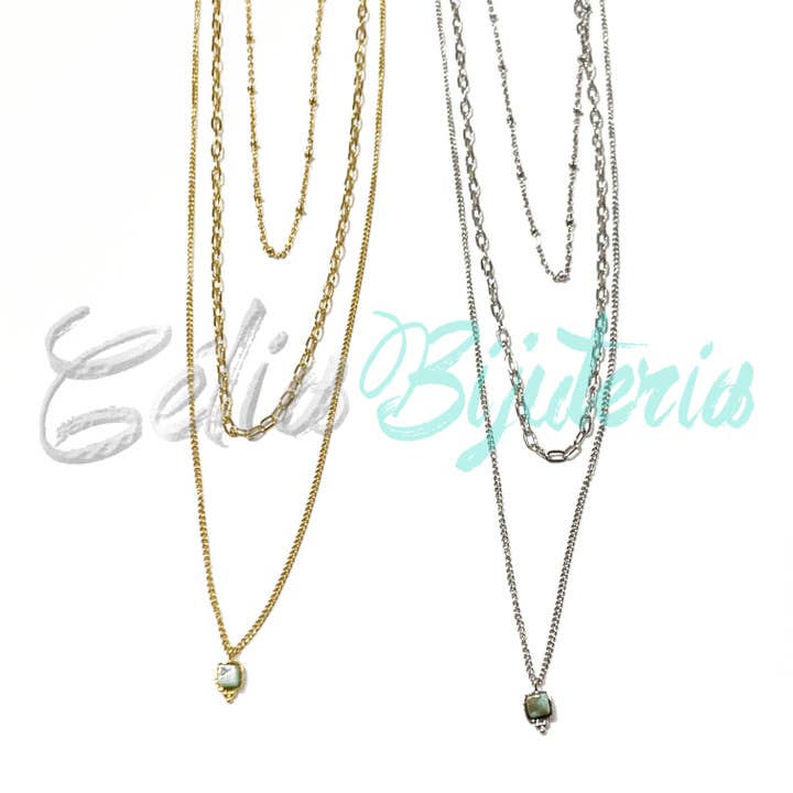 Stahlkette mit Stahlmedaille für den Großhandel von Celli Biju