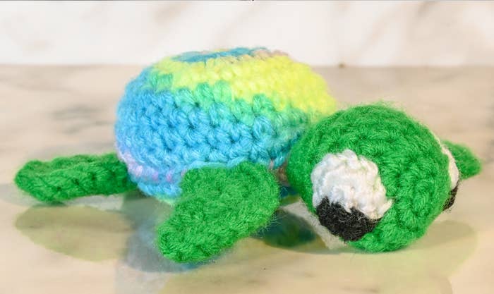 SS handcrafted Art - Wholesale Knuffels - Kinderen en baby - Handgebreide Zeeschildpad 5"