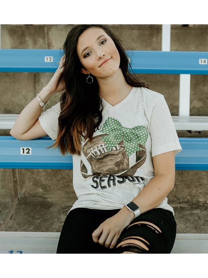 Branded Cotton - Wholesale Screen Printed T-Shirt - Women's - Tis' The Season Tee