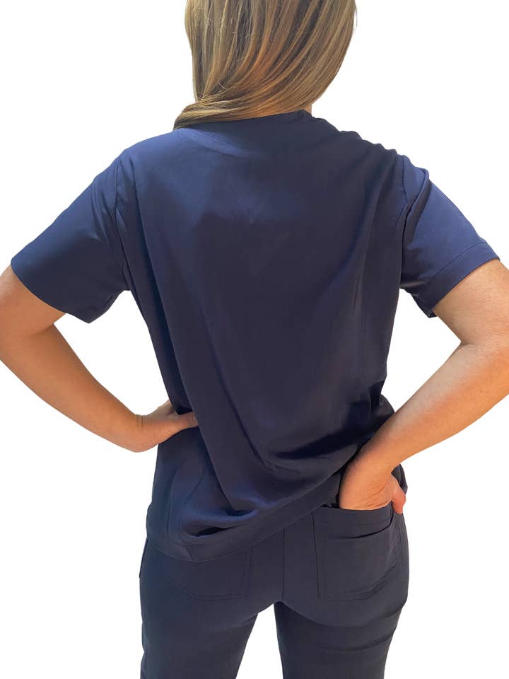 HiLo's Scrubs - Wholesale Healthcare Uniform - Women's - HiLo's Scrubs V-Neck Scrub Top2