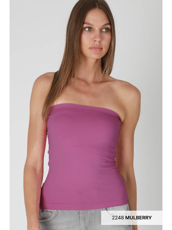 NIKIBIKI - Vendita all'ingrosso Bralette - Donna - NS8418 - Top a Tubo a Due Strati11