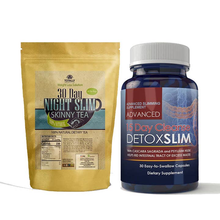 Totally Products - Wholesale Health/Detox Tea - Night Slim Skinny Tea and 15-day Detox Combo Pack