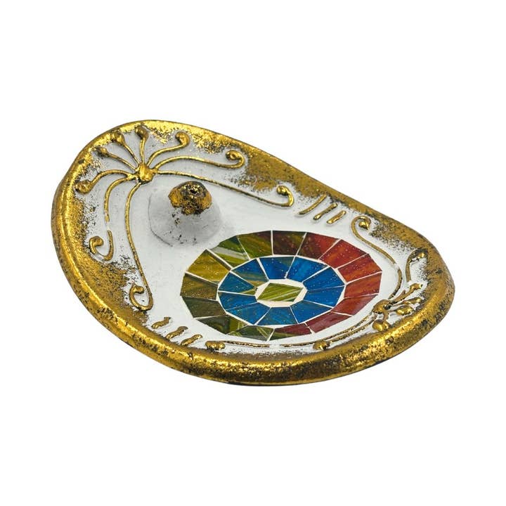 Earths Elements Wholesale - Wholesale Incense Holder - Incense Stick Burner - Mosaic Oval