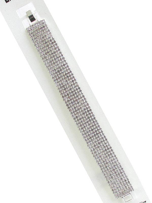 ( N146 ) RHINESTONE TENNIS BRACELET for wholesale by Jewelry Max