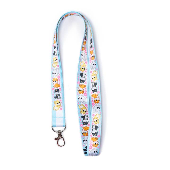 Emii Creations - Wholesale Lanyard - Unisex - Shiba Pattern Lanyard Key & ID Holder3