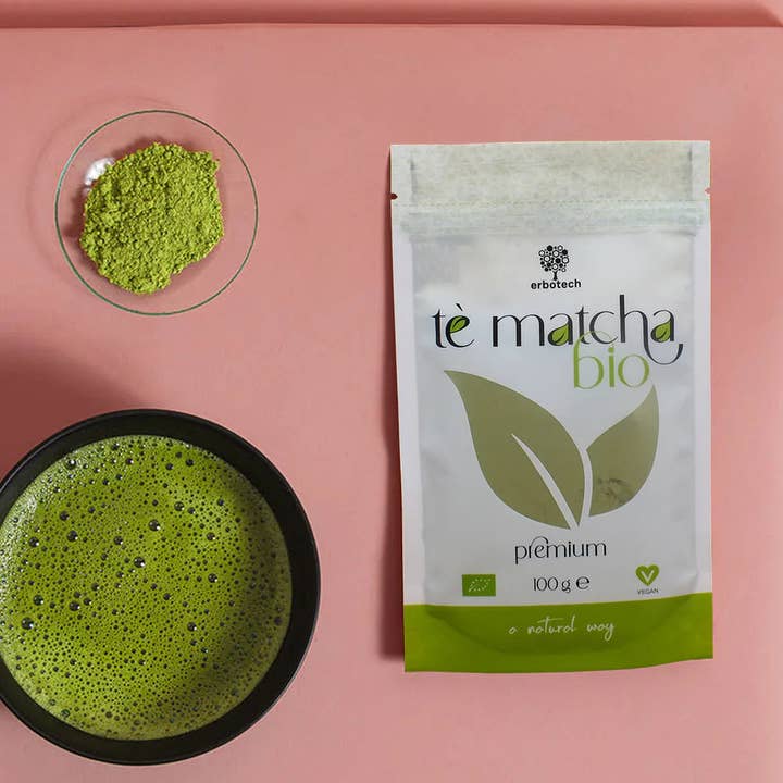 Chá matcha BIO grau premium por atacado de erbotech