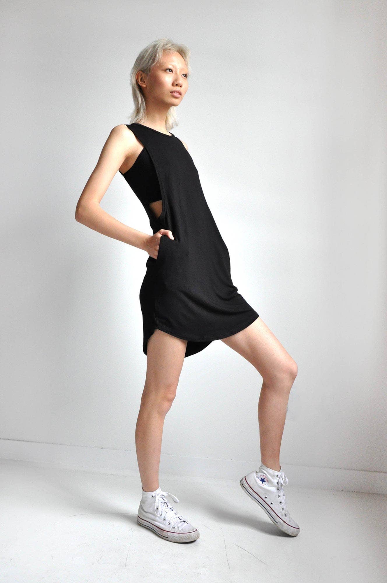 Black Mini Shield Dress for wholesale on Faire1