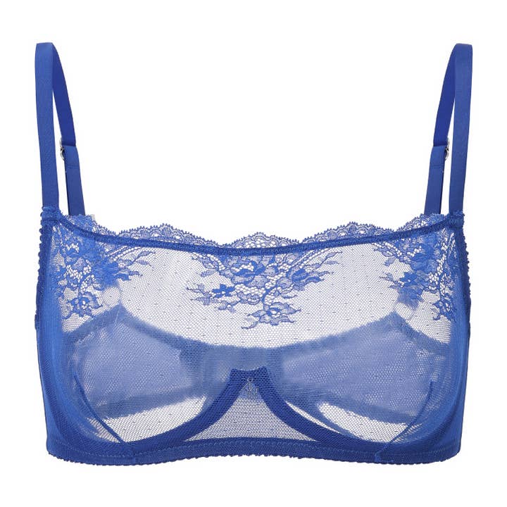 Amour d'Agnette - Wholesale Bra - Women's - Kim High Neck Sheer Lace Underwire Bra16