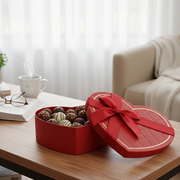 Emartbuy - Wholesale Gift box - Luxury Heart Shaped Gift Boxes - Set of 3 (Colors Available)11