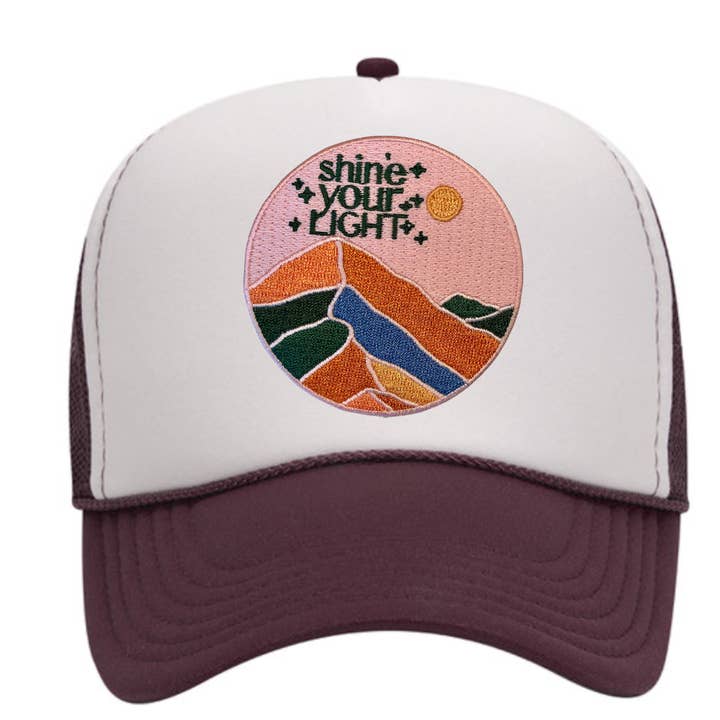 Casquette de camionneur adulte - Brillez votre lumière - Casquette snapback pour femmes pour la vente par Spruce Seed