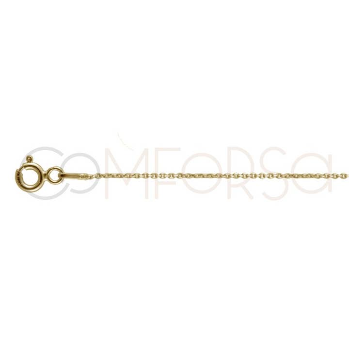 COM FORSA SL - Wholesale Link & Chain Necklace - Sterling Silver 925 Diamond Cable Chain 0.9Mm1