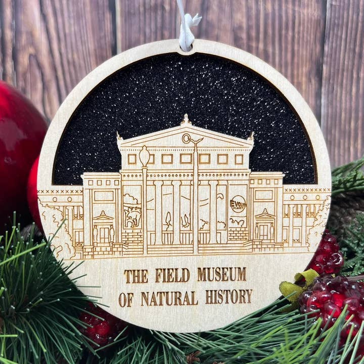 Field Museum Skyline Ornament for wholesale by Joseph's Workshop
