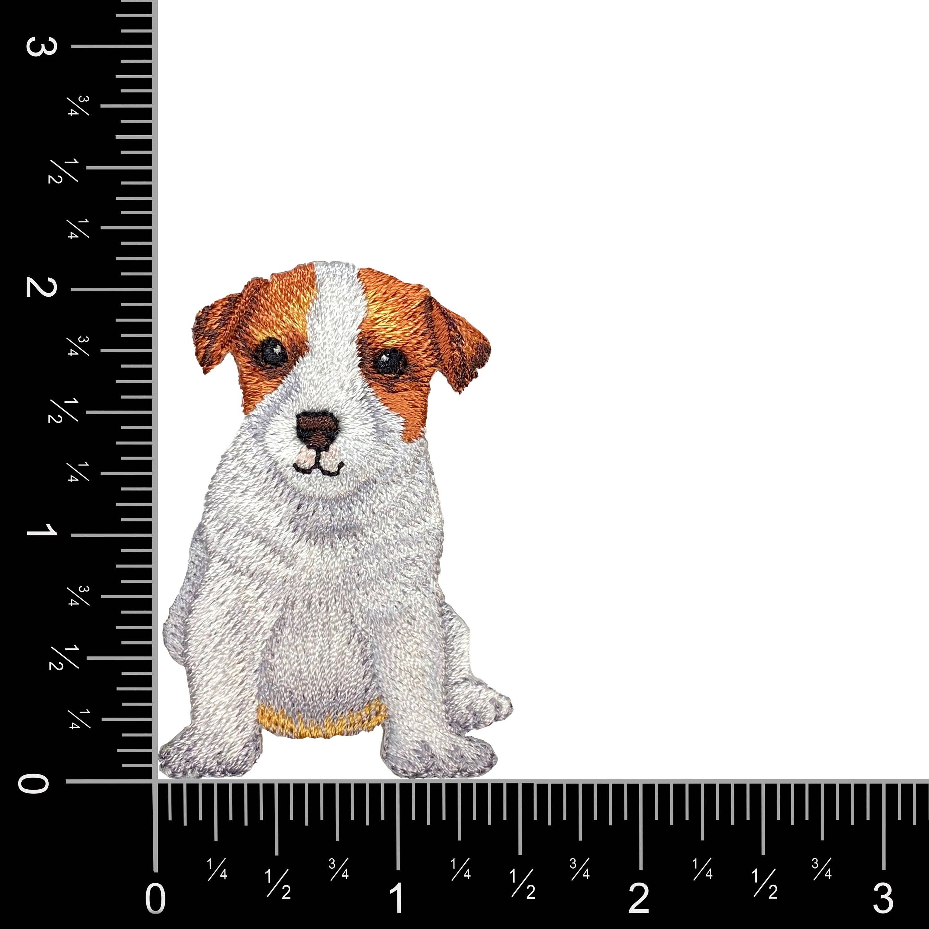 Wholesale Applique – wholesale Lapp – Jack Russell Terrier, Valp, Hund, Broderad, Påstrykbar Tygmärke1