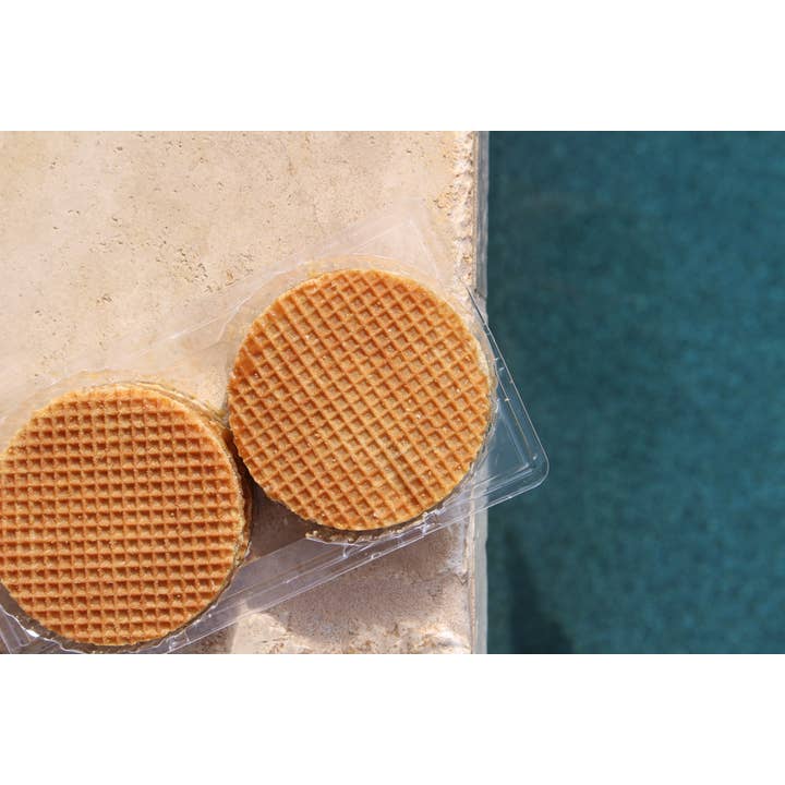 Finger Licking Dutch Stroopwafel Cookies - Wholesale Cookie - Dutch Caramel Stroopwafels Cookies, 8-Count Tray (QTY:12)17