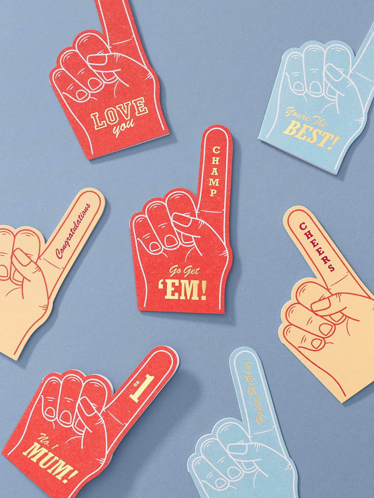 Another Loop - Wholesale Father's Day Card - Foam Finger Birthday Card For No.1 Dad | Father’s Day Card1